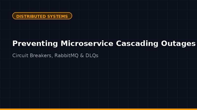 Preventing Cascading Microservice Outages with Circuit Breakers & DLQs